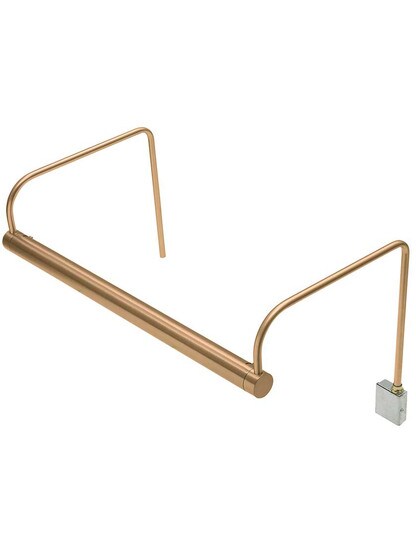 Slim-Line 16 inch Adjustable Picture Light in Satin Brass.
